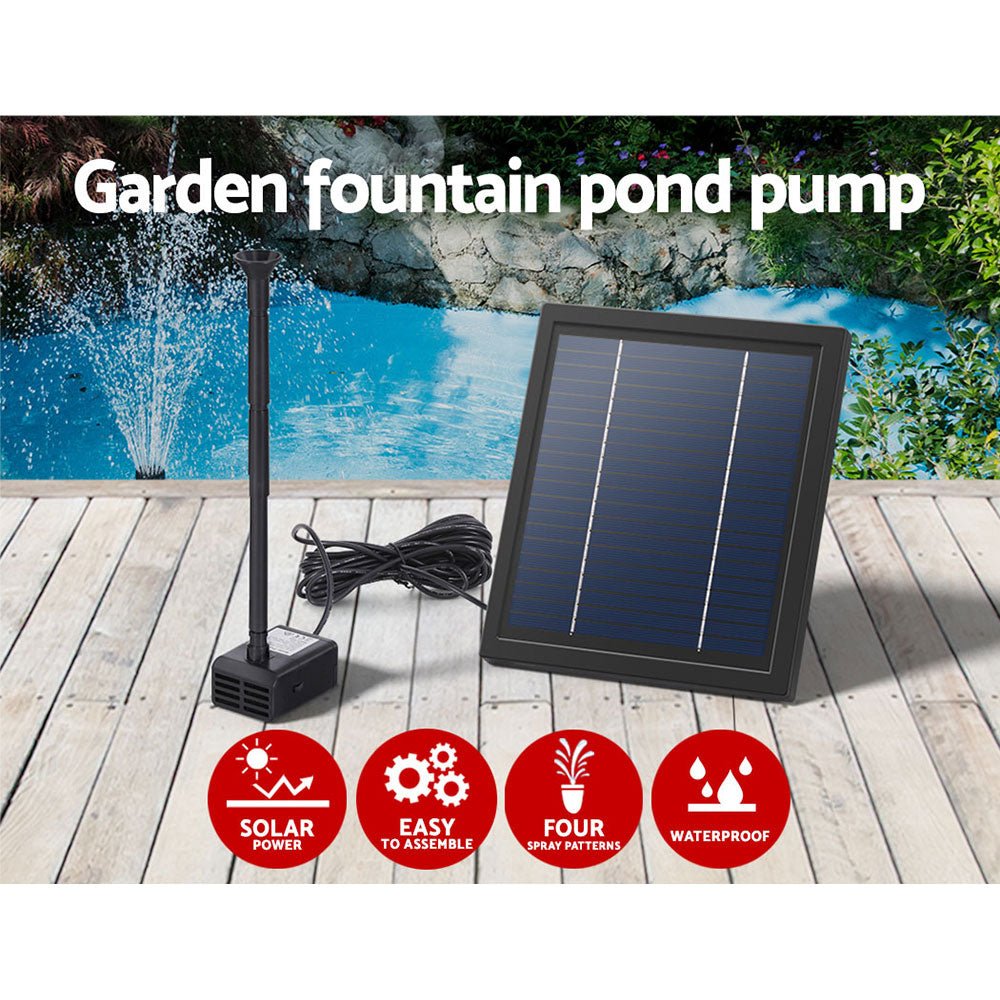 Solar Pond Pump Submersible Water Fountain Kit 6.1FT - Home & Garden > Fountains > Fountain & Ponds Accessories - Rivercity House & Home Co. (ABN 18 642 972 209) - Affordable Modern Furniture Australia