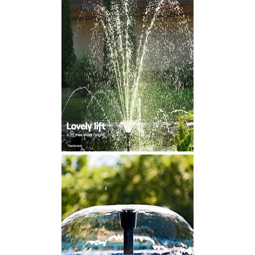 Solar Pond Pump Submersible Water Fountain Kit 6.6FT - Home & Garden > Fountains > Fountain & Ponds Accessories - Rivercity House & Home Co. (ABN 18 642 972 209) - Affordable Modern Furniture Australia