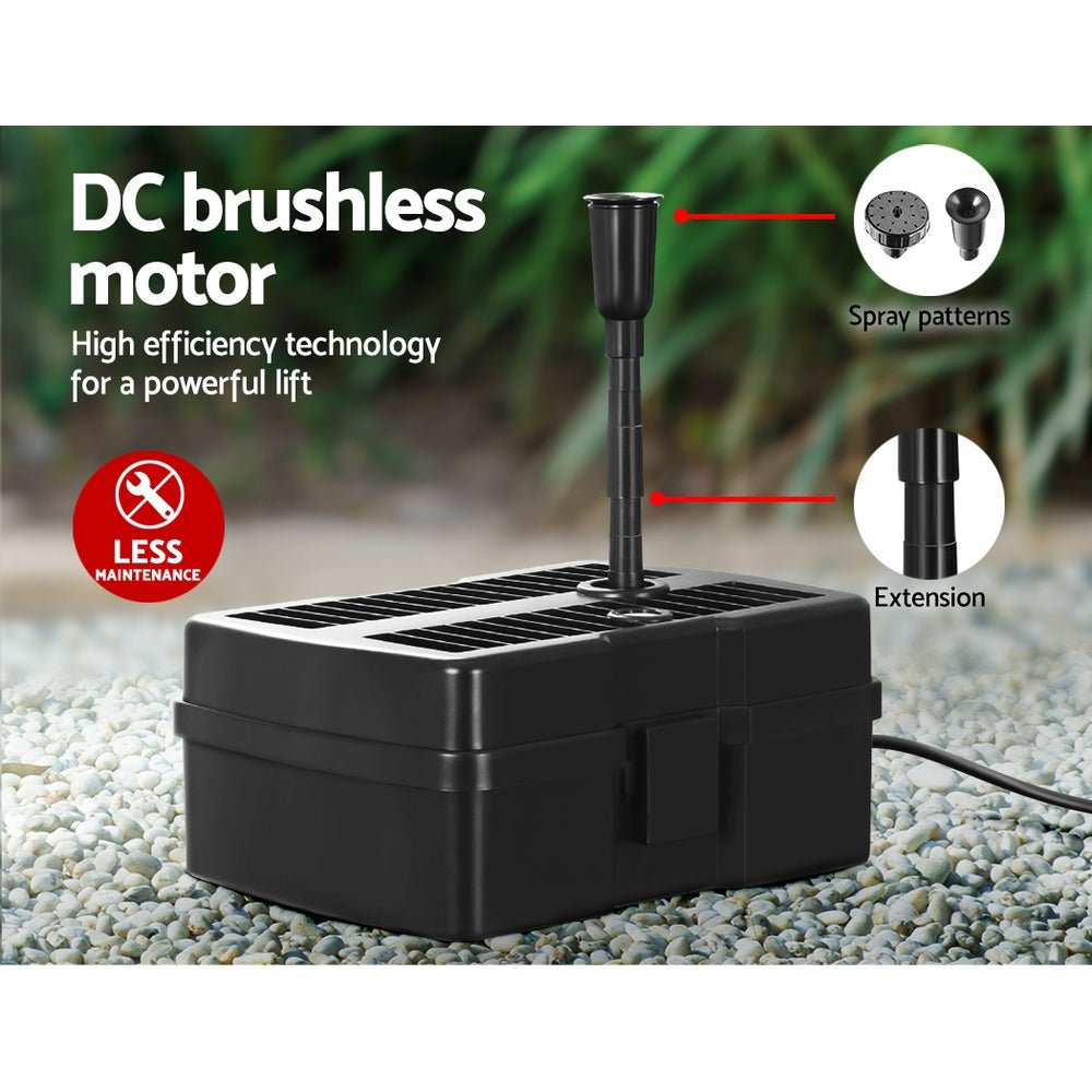 Solar Pond Pump Water Fountain Filter Box Submersible Outdoor Pool 6.6FT - Home & Garden > Fountains > Fountain & Ponds Accessories - Rivercity House & Home Co. (ABN 18 642 972 209) - Affordable Modern Furniture Australia