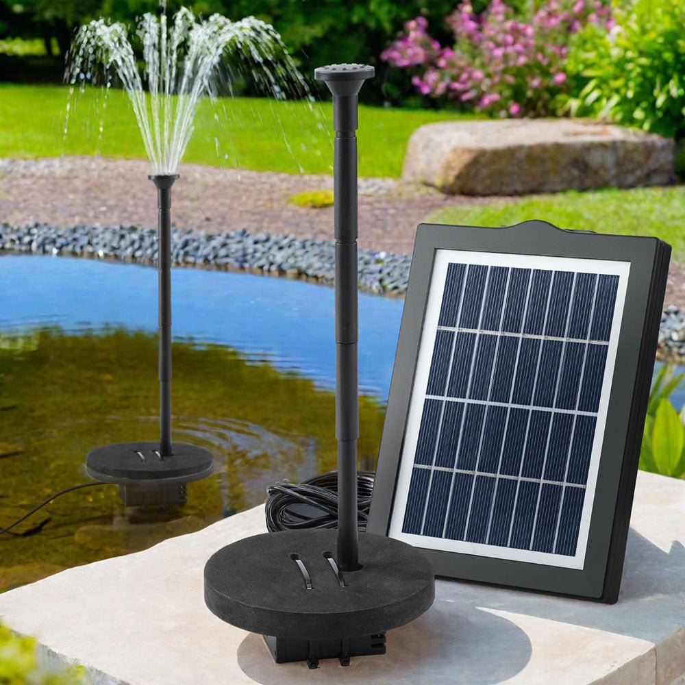 Solar Pond Pump Water Fountain Submersible Floating Bird Bath 190L/H - Home & Garden > Fountains > Fountains & Ponds - Rivercity House & Home Co. (ABN 18 642 972 209) - Affordable Modern Furniture Australia