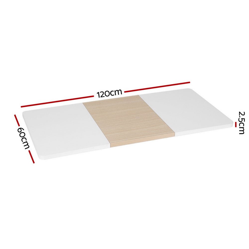 Standing Desk Top Whtie Pine 120CM - Furniture > Office - Rivercity House & Home Co. (ABN 18 642 972 209) - Affordable Modern Furniture Australia