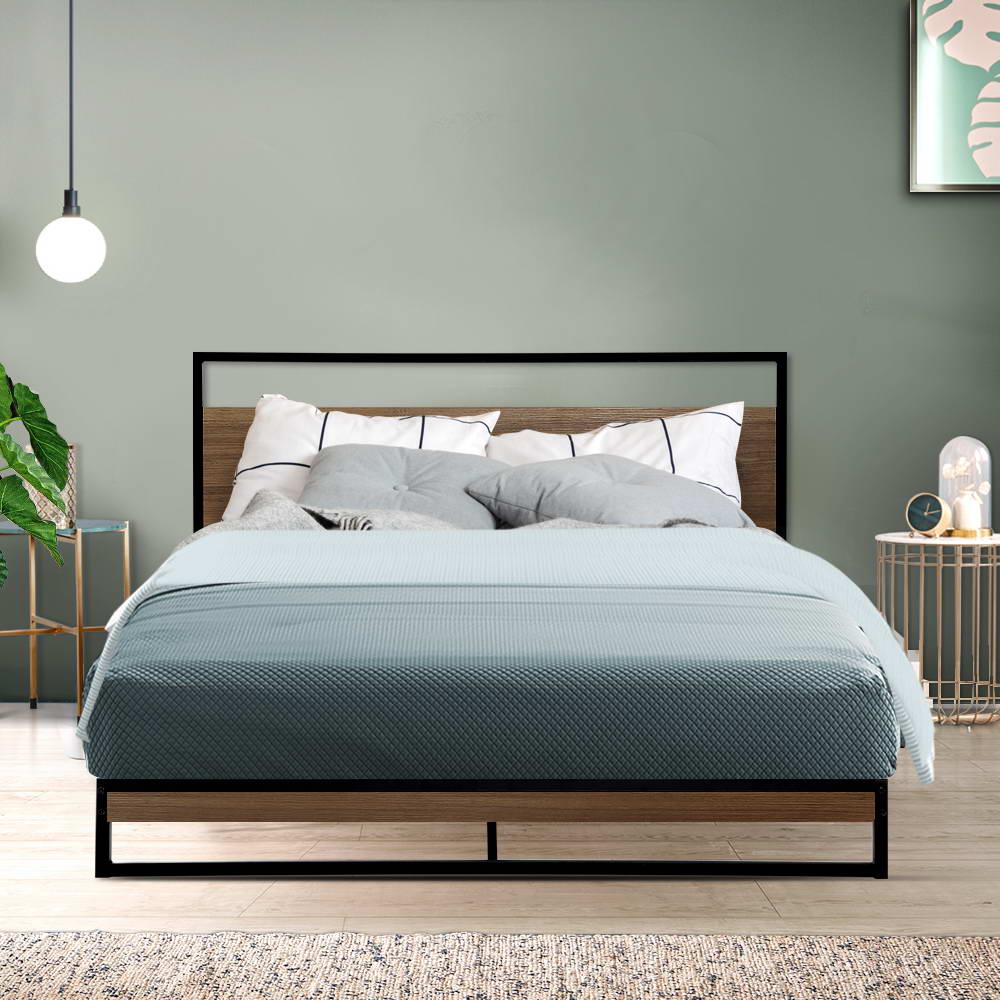 Stockton Double Bed Frame - Rivercity House & Home Co. (ABN 18 642 972 209) - Affordable Modern Furniture Australia