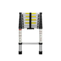 3.2M Telescopic Multipurpose Ladder with Anti-Slip Steps - Silver