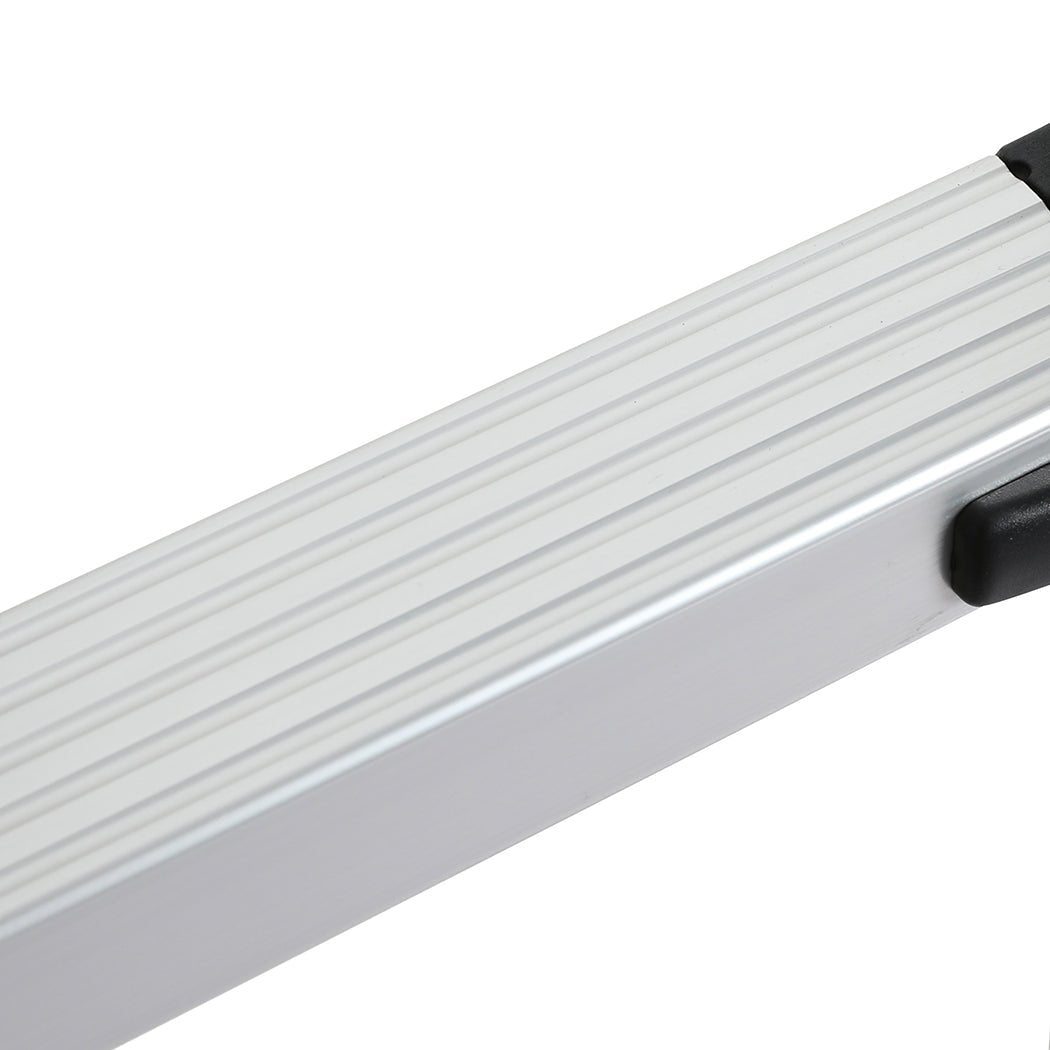 Traderight 3.2M Telescopic Multipurpose Ladder with Anti - Slip Steps - Silver - Rivercity House & Home Co. (ABN 18 642 972 209) - Affordable Modern Furniture Australia