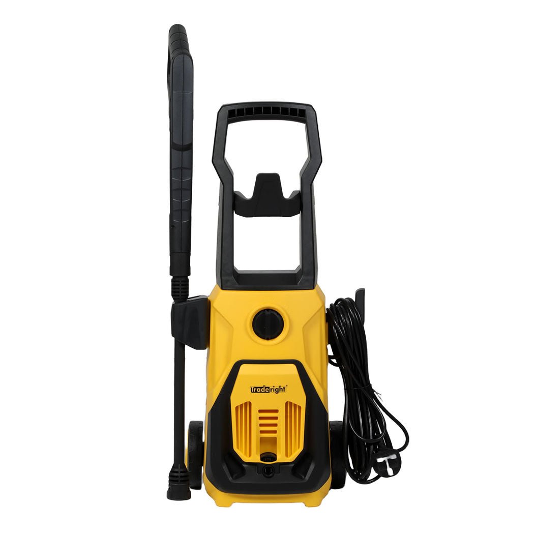 Traderight High Pressure Electric Water Washer 135bar 1800W - Yellow Black - Rivercity House & Home Co. (ABN 18 642 972 209) - Affordable Modern Furniture Australia
