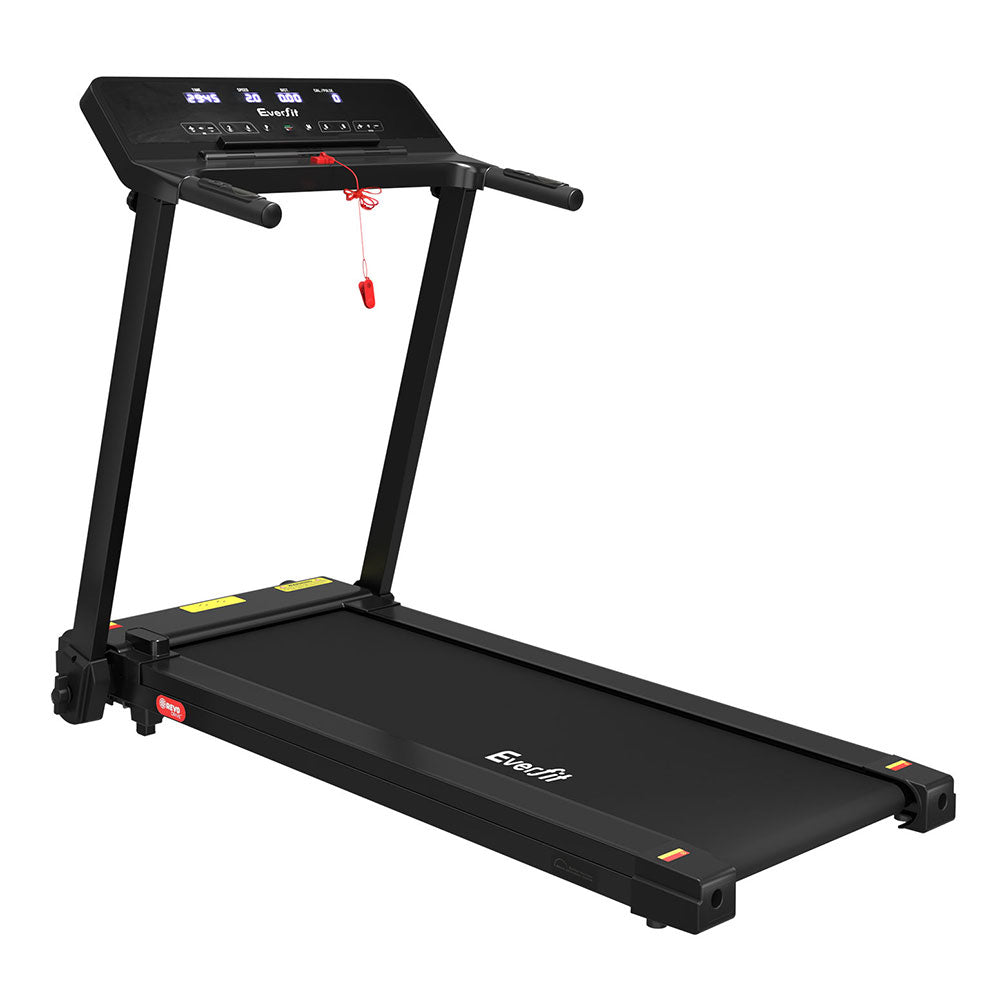 Treadmill Electric Home Gym Fitness Excercise Knob Foldable 420mm Black - Sports & Fitness > Exercise, Gym and Fitness - Rivercity House & Home Co. (ABN 18 642 972 209) - Affordable Modern Furniture Australia