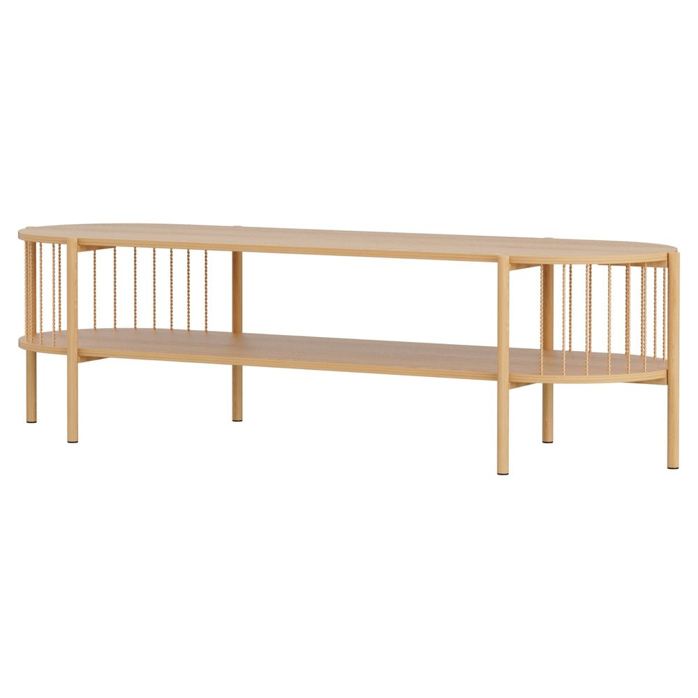 TV Unit Entertainment Unit Storage Shelf 148cm Pine - Furniture > Living Room > TV Units - Rivercity House & Home Co. (ABN 18 642 972 209) - Affordable Modern Furniture Australia