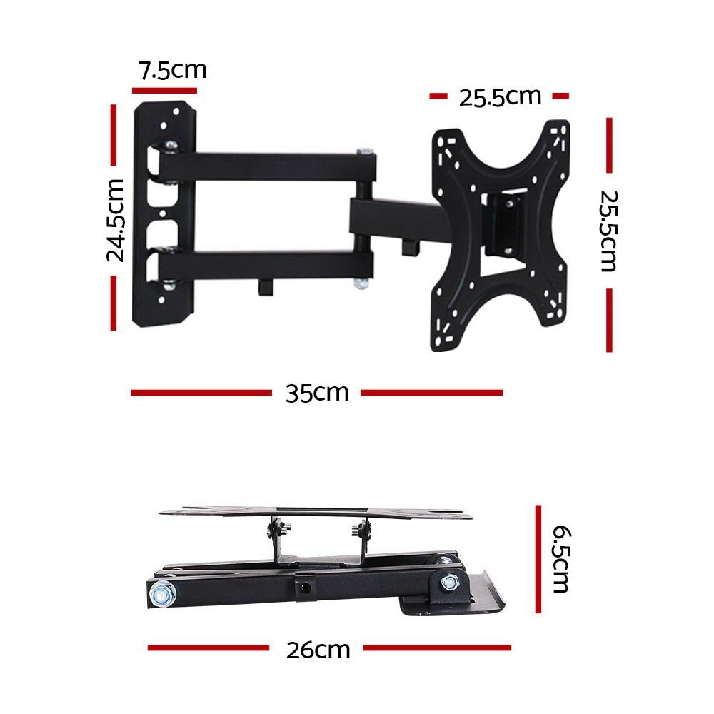 TV Wall Mount Bracket for 17" - 42" LED LCD TVs Full Motion Strong Arms - Appliances > TV > TVs & Accessories - Rivercity House & Home Co. (ABN 18 642 972 209) - Affordable Modern Furniture Australia