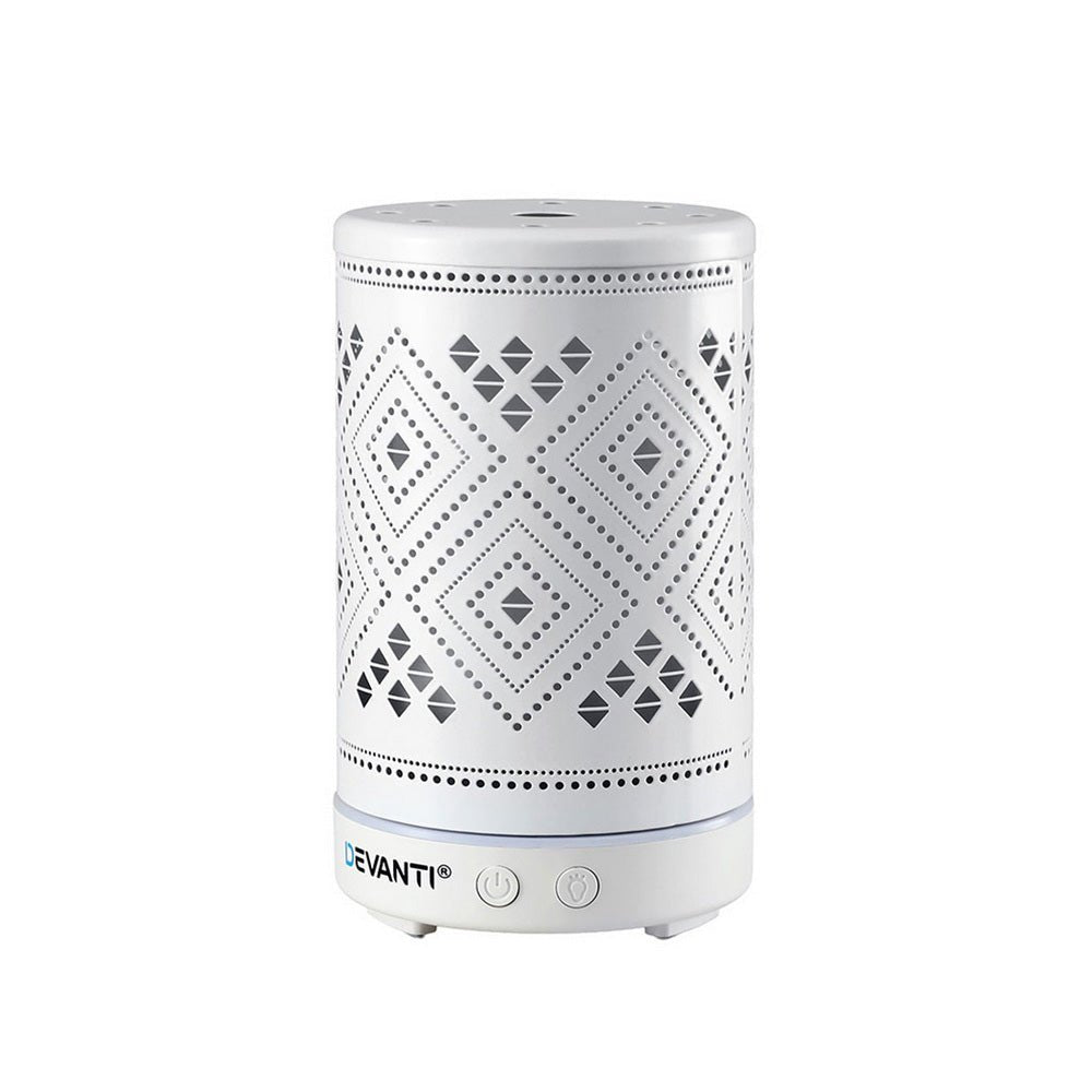 Ultrasonic Aroma Diffuser Aromatherapy 100ml LED Lights Iron Humidifier Forest - Appliances > Aroma Diffusers & Humidifiers > Aroma Diffusers - Rivercity House & Home Co. (ABN 18 642 972 209) - Affordable Modern Furniture Australia