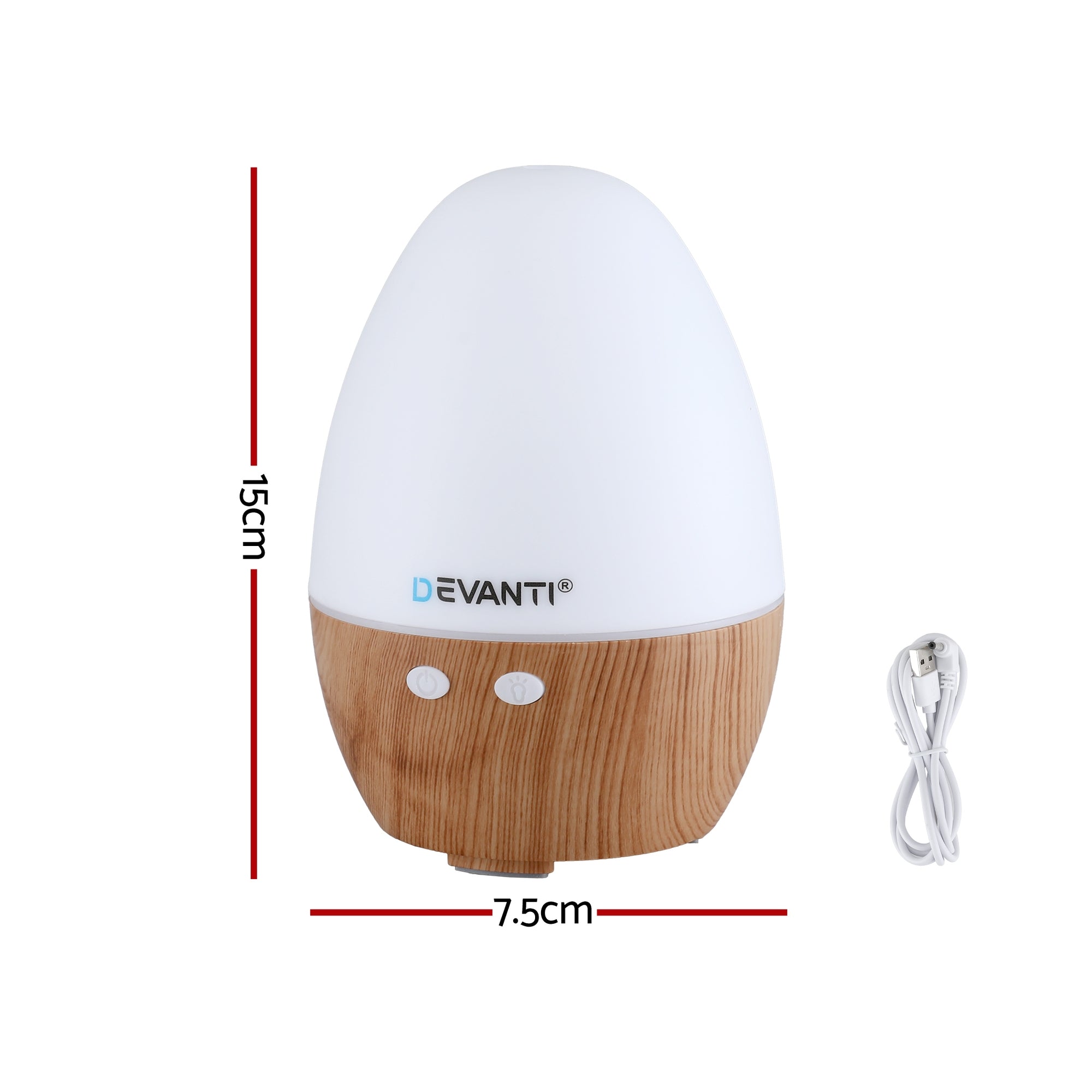 Ultrasonic Aroma Diffuser Aromatherapy 130ml LED Lights Iron Humidifier Forest - Appliances > Aroma Diffusers & Humidifiers > Aroma Diffusers - Rivercity House & Home Co. (ABN 18 642 972 209) - Affordable Modern Furniture Australia