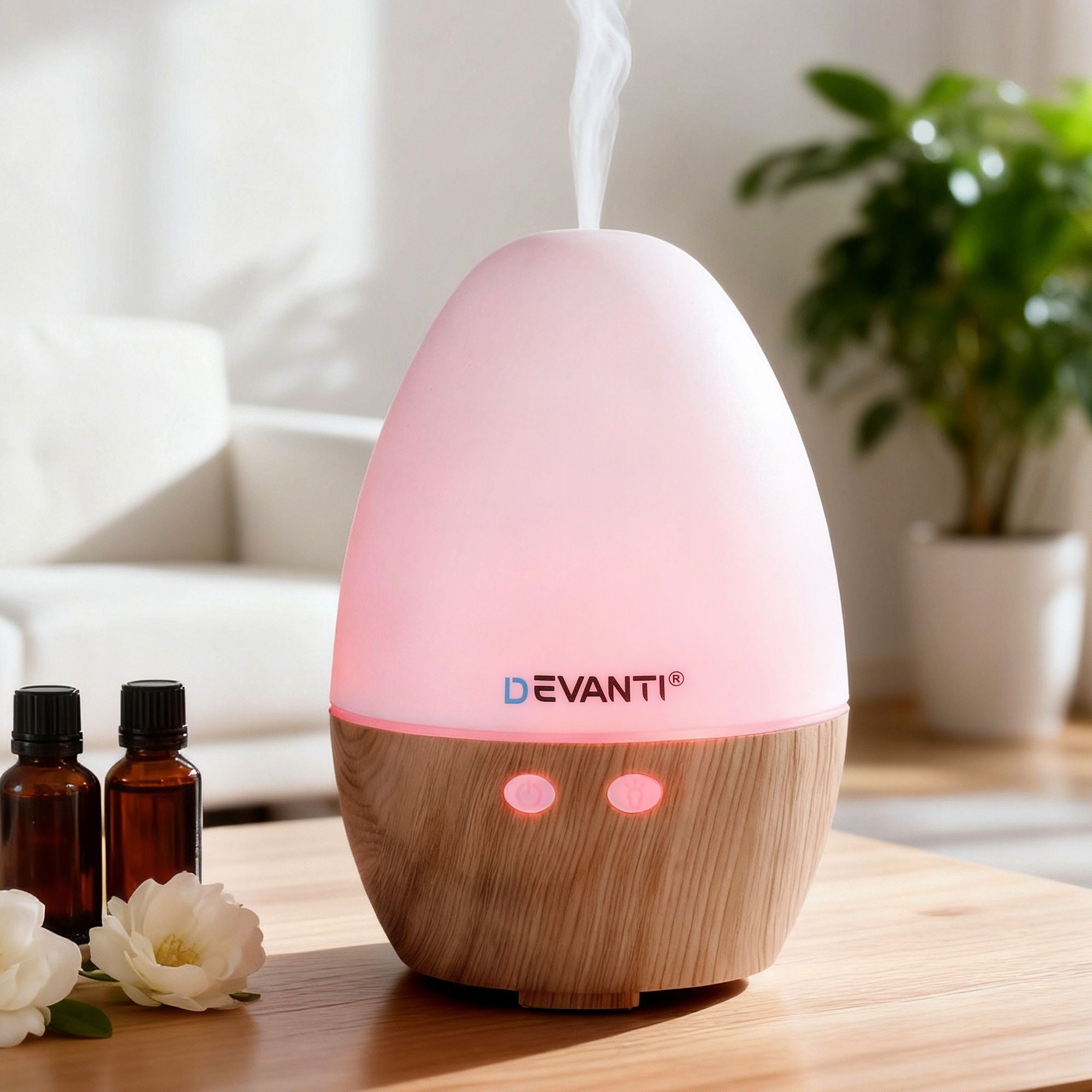 Ultrasonic Aroma Diffuser Aromatherapy 130ml LED Lights Iron Humidifier Forest - Appliances > Aroma Diffusers & Humidifiers > Aroma Diffusers - Rivercity House & Home Co. (ABN 18 642 972 209) - Affordable Modern Furniture Australia