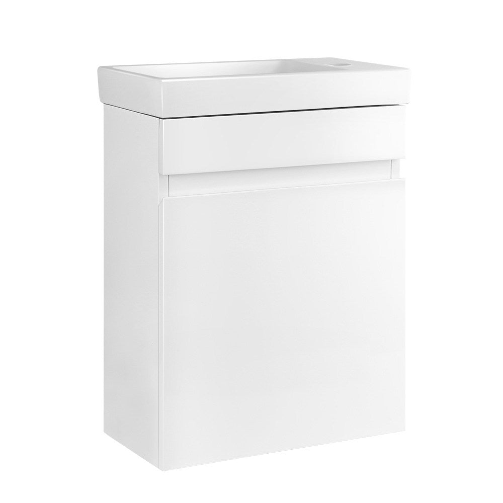 Vanity Unit 400mm with Basin White - Home & Garden > Bathroom Accessories - Rivercity House & Home Co. (ABN 18 642 972 209) - Affordable Modern Furniture Australia