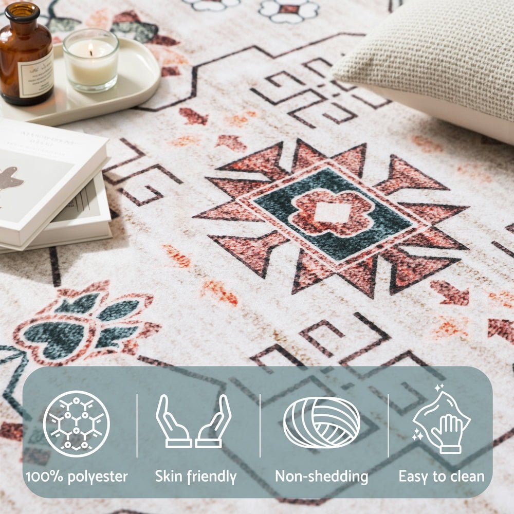 Washable Floor Rug 160X230cm Large Area Rug Modern Living Room Carpet - Home & Garden > Rugs > Floor Rugs - Rivercity House & Home Co. (ABN 18 642 972 209) - Affordable Modern Furniture Australia
