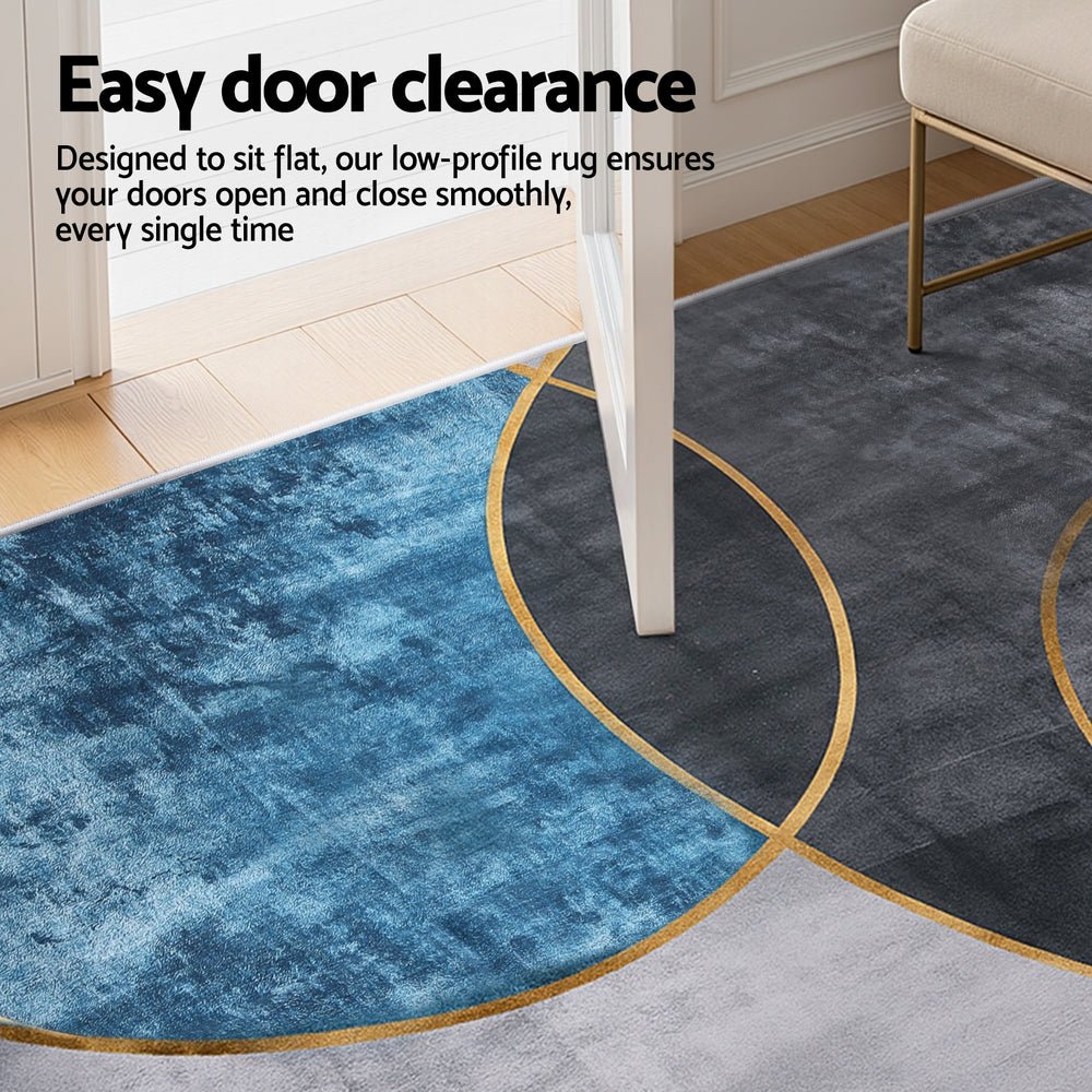 Washable Floor Rug 200X290cm Large Geometric Area Rug Modern Floor Carpet - Home & Garden > Rugs > Floor Rugs - Rivercity House & Home Co. (ABN 18 642 972 209) - Affordable Modern Furniture Australia