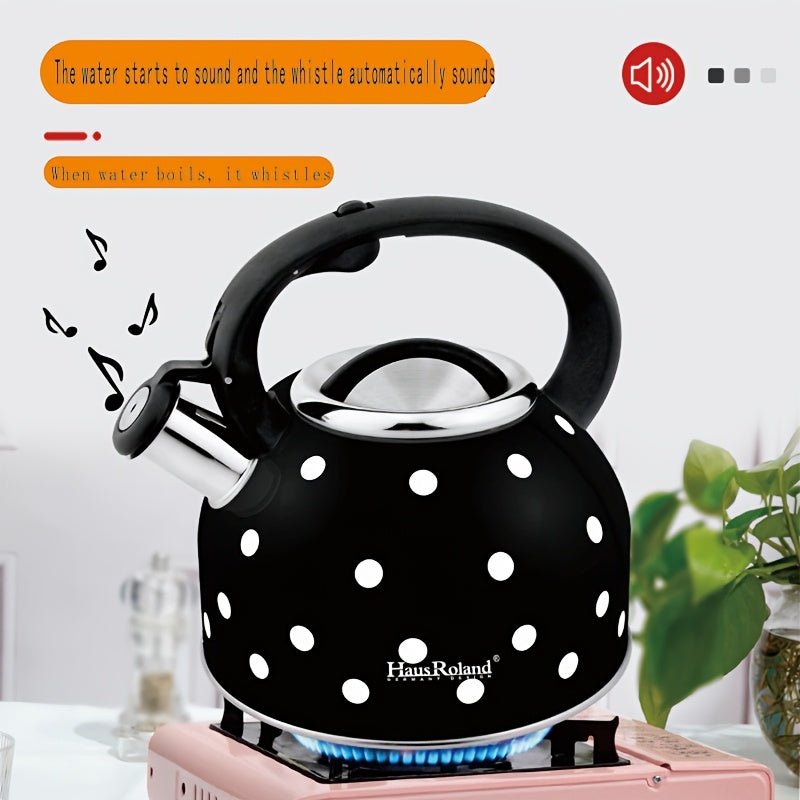 Whistling Tea Kettle Stainless Steel Stovetop (2.5L) - Appliances > Kitchen Appliances > Kettles - Rivercity House & Home Co. (ABN 18 642 972 209) - Affordable Modern Furniture Australia