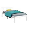 Whitehaven Wooden Single Bed Frame White