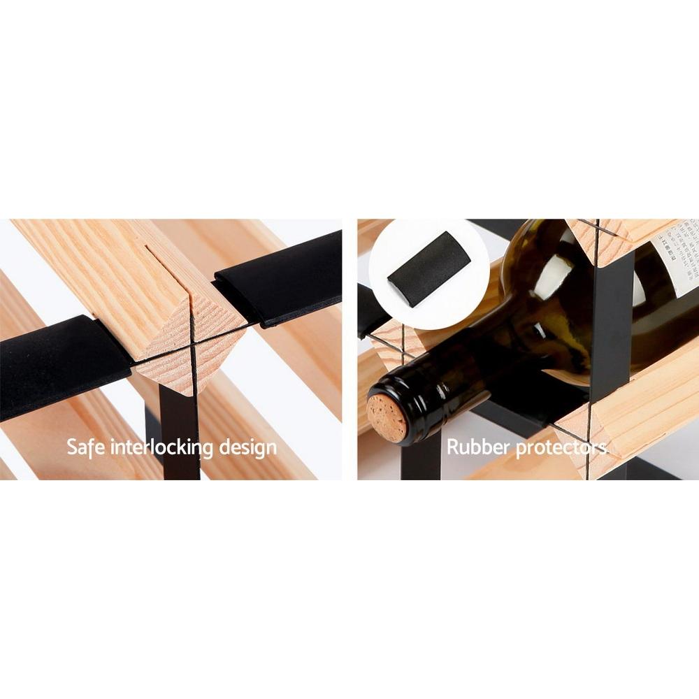20 Bottle Timber Wine Rack - Home & Garden - Rivercity House & Home Co ...
