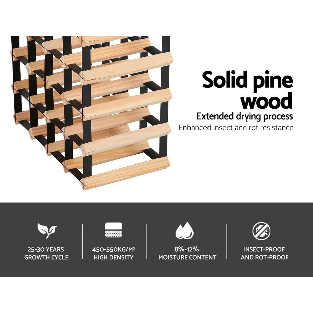 20 Bottle Timber Wine Rack - Home & Garden - Rivercity House & Home Co ...