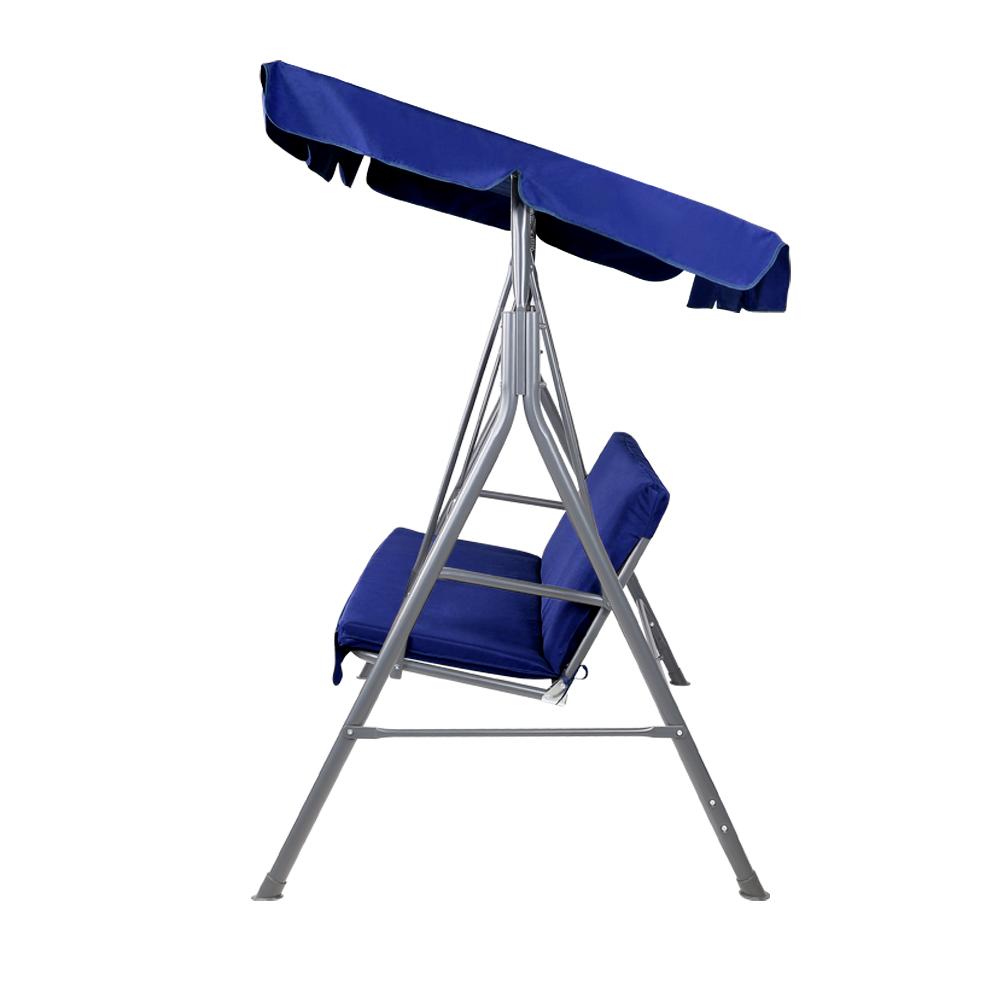 3 Seater Outdoor Swing Chair (Navy) - Brand - Rivercity House & Home Co. (ABN 18 642 972 209) - Affordable Modern Furniture Australia