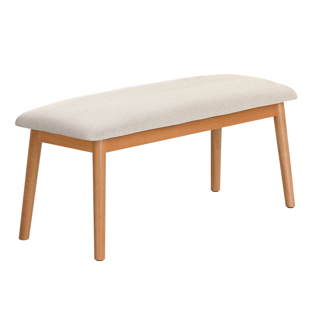 Dining Bench Seat Stool Cushion Furniture Oak 106cm - Furniture > Dining - Rivercity House & Home Co. (ABN 18 642 972 209) - Affordable Modern Furniture Australia