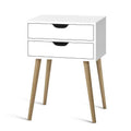 Bodie Bedside Table White