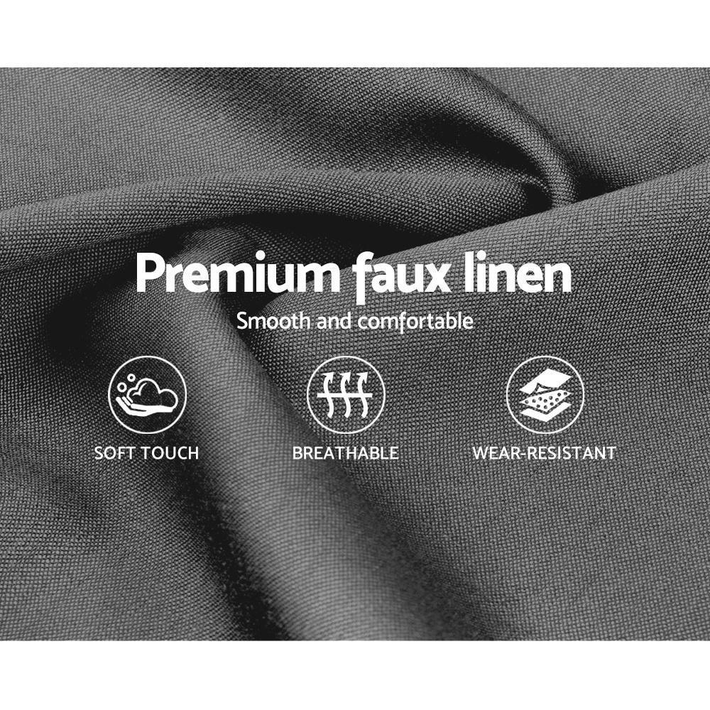 Double Package | Coogee Bed Grey & Normay Series Pillow Top Mattress (Medium Firm) - Furniture > Bedroom - Rivercity House & Home Co. (ABN 18 642 972 209) - Affordable Modern Furniture Australia