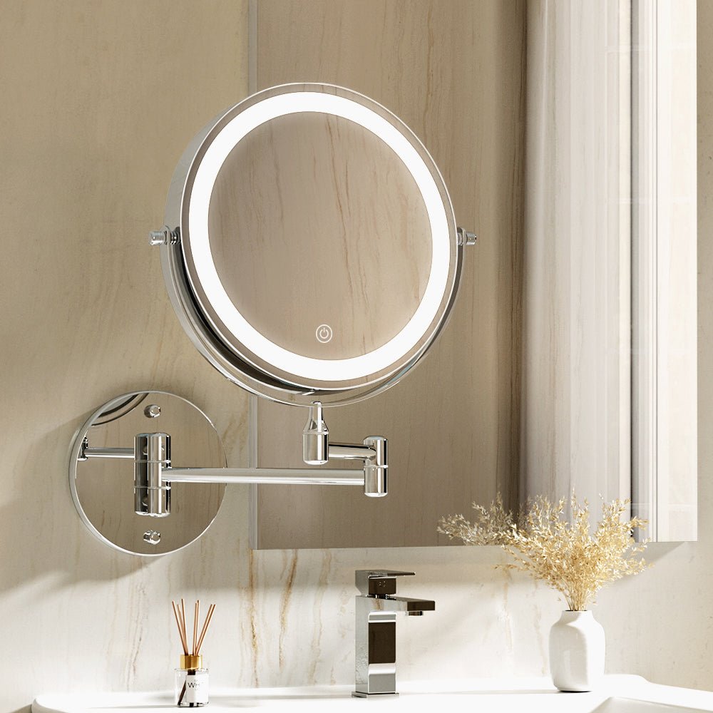 Extendable Makeup Mirror 10X Magnifying Double-Sided Bathroom Mirror - Health & Beauty > Makeup Mirrors - Rivercity House & Home Co. (ABN 18 642 972 209) - Affordable Modern Furniture Australia