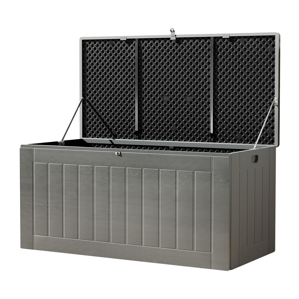 Outdoor Lockable Storage Box 830L Grey - Home & Garden > Storage - Rivercity House & Home Co. (ABN 18 642 972 209) - Affordable Modern Furniture Australia