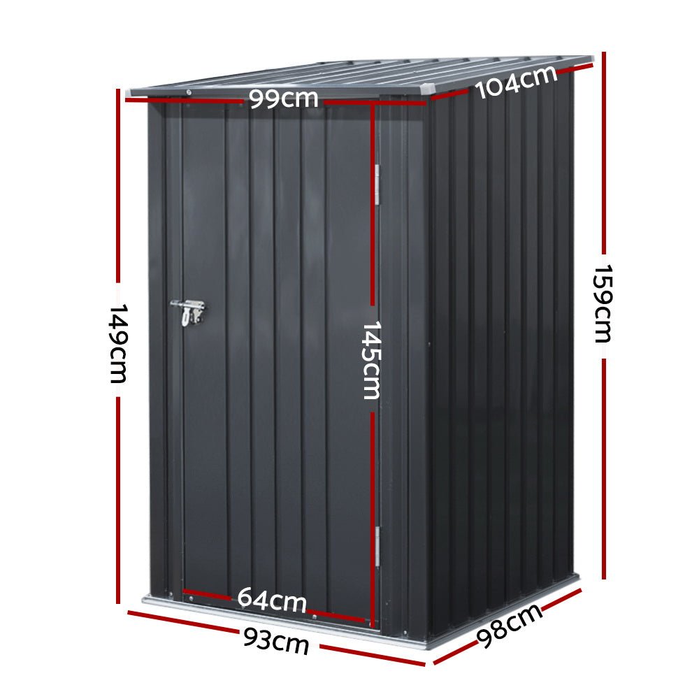 Giantz Garden Shed 0.99x1.04M Sheds Outdoor Tool Storage Workshop House Steel - Home & Garden > Storage - Rivercity House & Home Co. (ABN 18 642 972 209) - Affordable Modern Furniture Australia