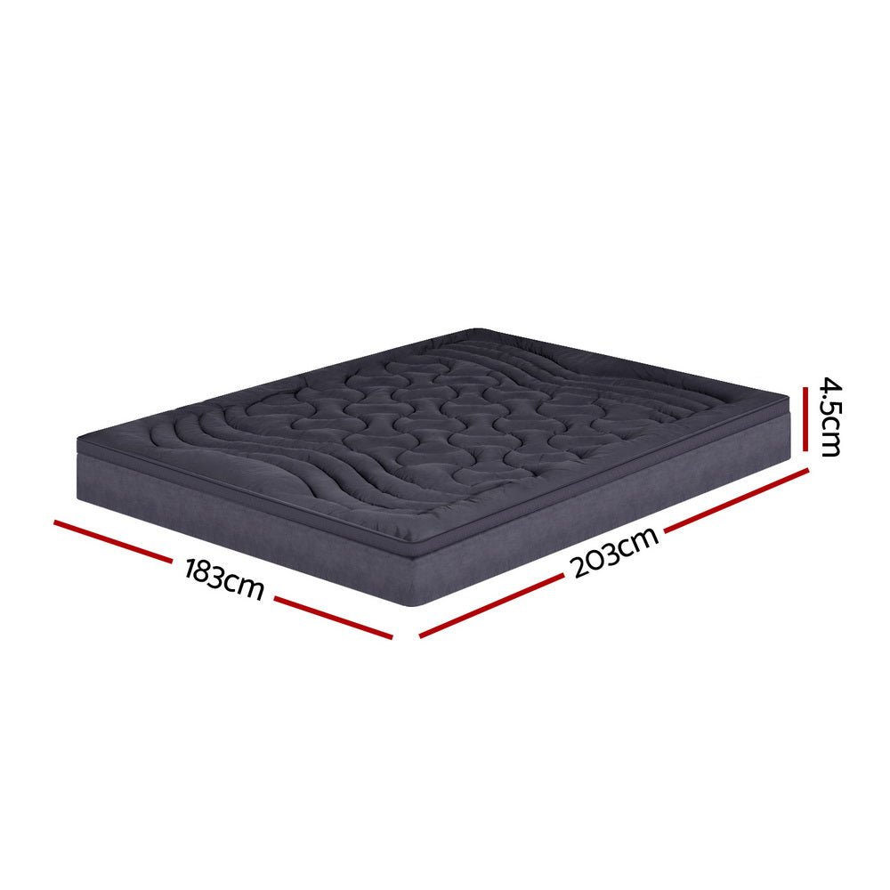 Microfibre 3-Zone Pillowtop Mattress Topper - King - Home & Garden > Bedding - Rivercity House & Home Co. (ABN 18 642 972 209) - Affordable Modern Furniture Australia