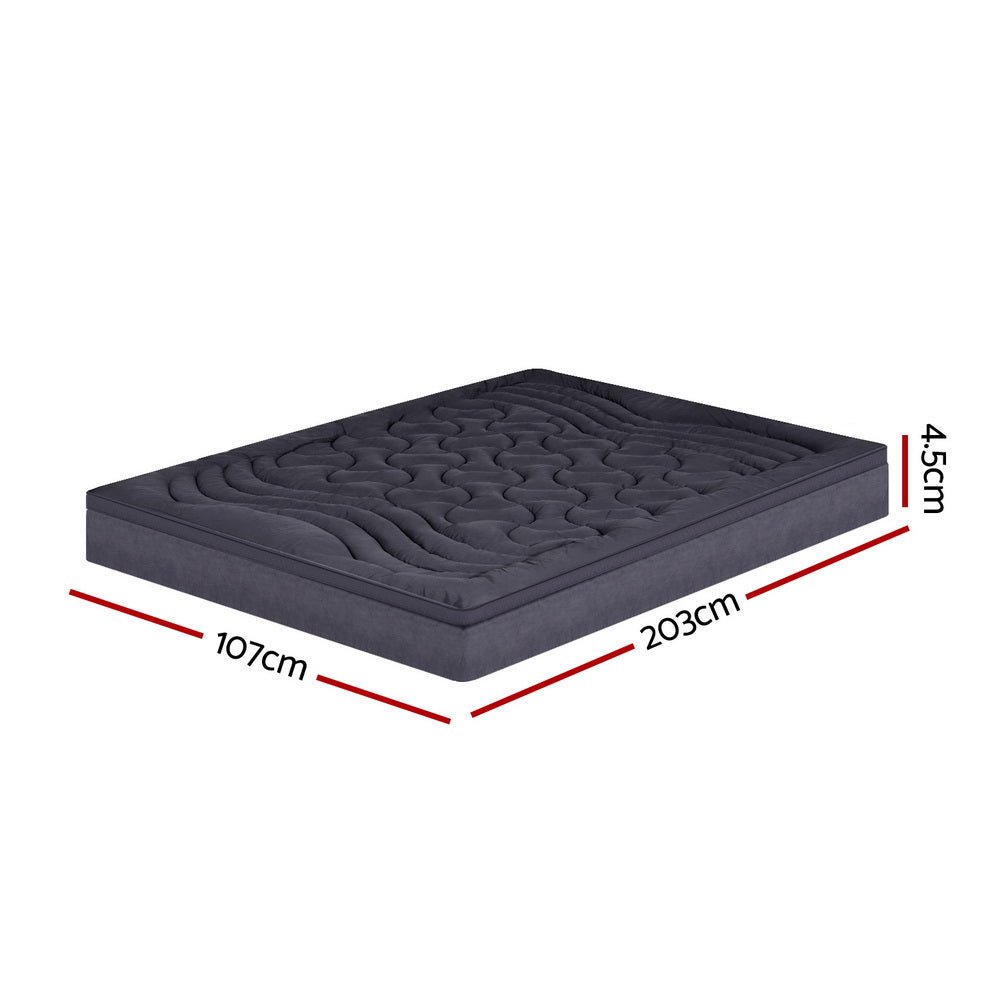 Microfibre 3-Zone Pillowtop Mattress Topper - King Single - Home & Garden > Bedding - Rivercity House & Home Co. (ABN 18 642 972 209) - Affordable Modern Furniture Australia