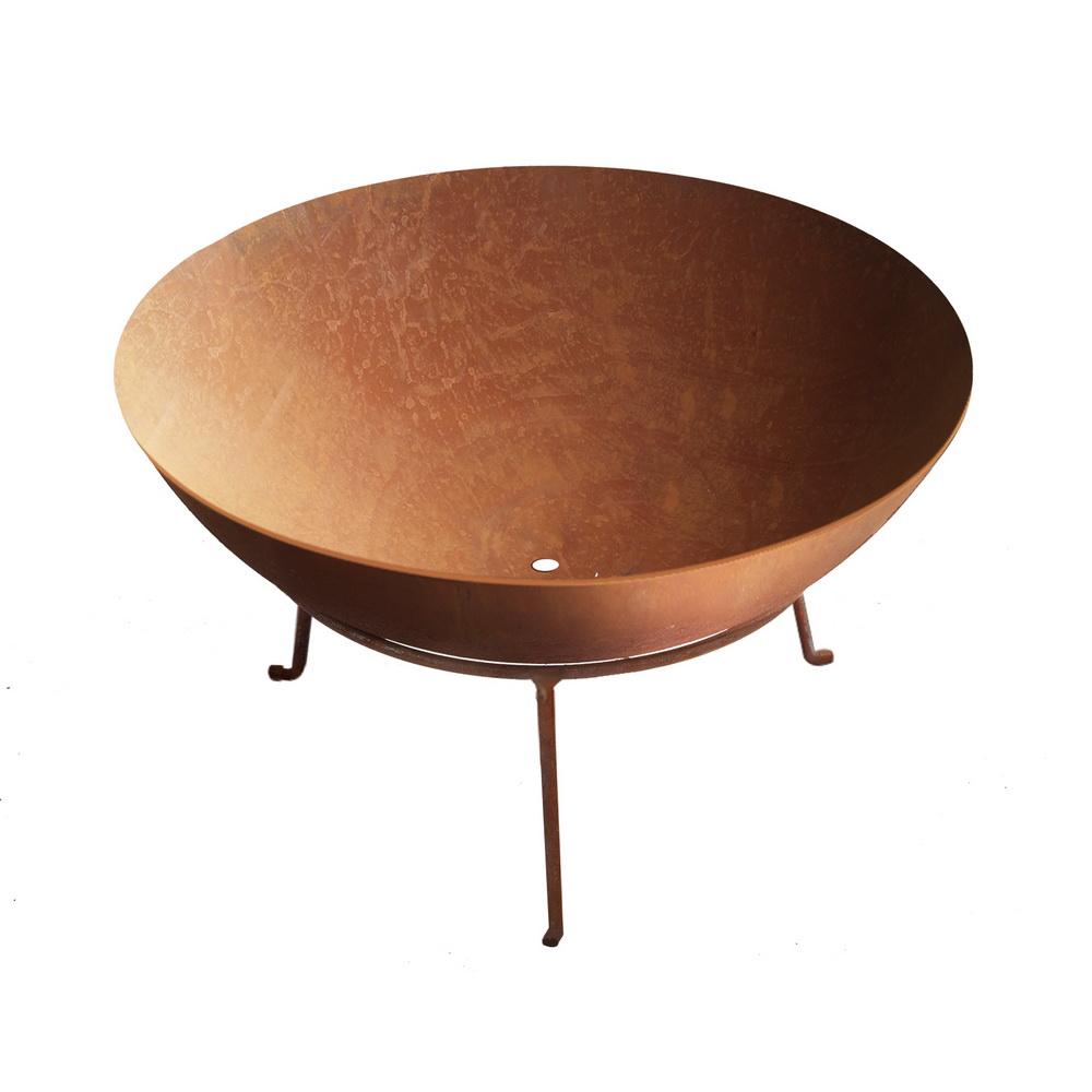 Fire Pit Outdoor Heater Charcoal Rustic Burner Steel Fireplace 70CM - Rivercity House & Home Co. (ABN 18 642 972 209) - Affordable Modern Furniture Australia