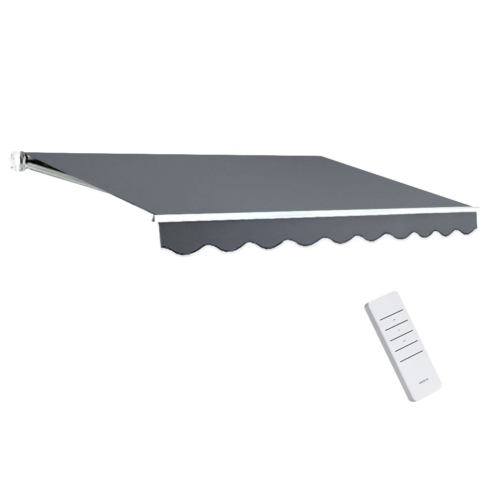 Folding Arm Awning Motorised Retractable Outdoor Sunshade3X2.5M - Home & Garden > Shading - Rivercity House & Home Co. (ABN 18 642 972 209) - Affordable Modern Furniture Australia