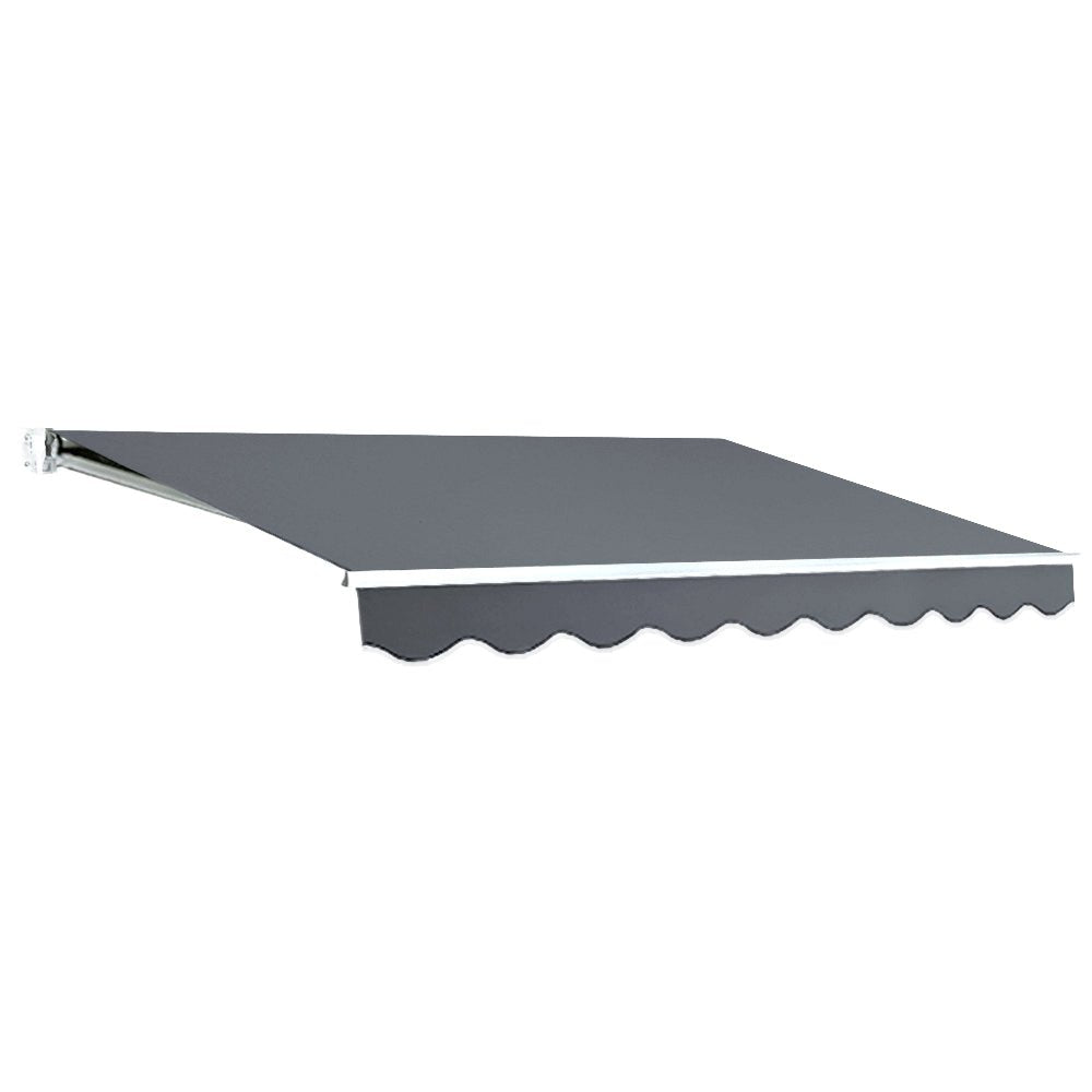 Folding Arm Awning Outdoor Awning Retractable Canopy 3Mx2.5M Grey - Home & Garden > Shading - Rivercity House & Home Co. (ABN 18 642 972 209) - Affordable Modern Furniture Australia