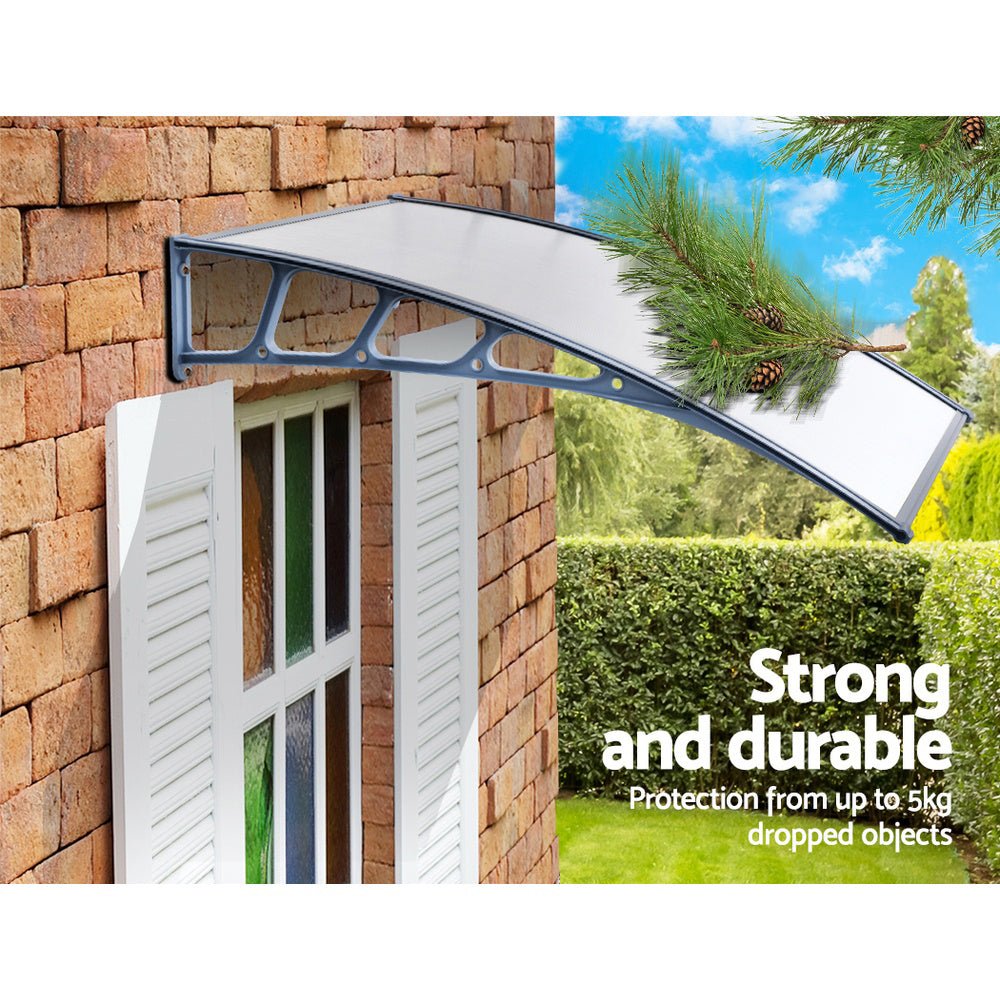 Window Door Awning Door Canopy Outdoor Patio Sun Shield 1.5mx2m DIY - Home & Garden > Shading - Rivercity House & Home Co. (ABN 18 642 972 209) - Affordable Modern Furniture Australia