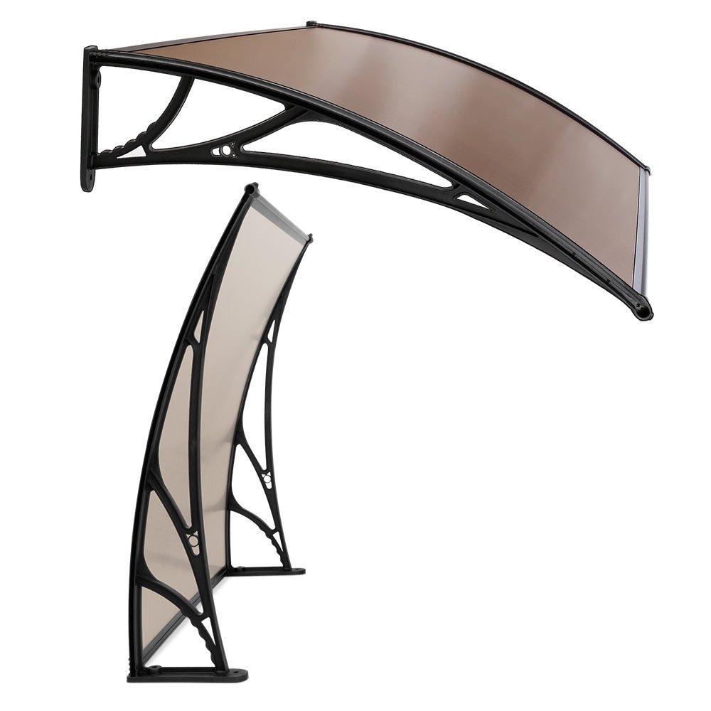 Window Door Awning Door Canopy Patio UV Sun Shield 1mx4m DIY BR - Home & Garden > Shading - Rivercity House & Home Co. (ABN 18 642 972 209) - Affordable Modern Furniture Australia