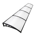 Window Door Awning Door Canopy Patio UV Sun Shield Transparent 1mx4m DIY
