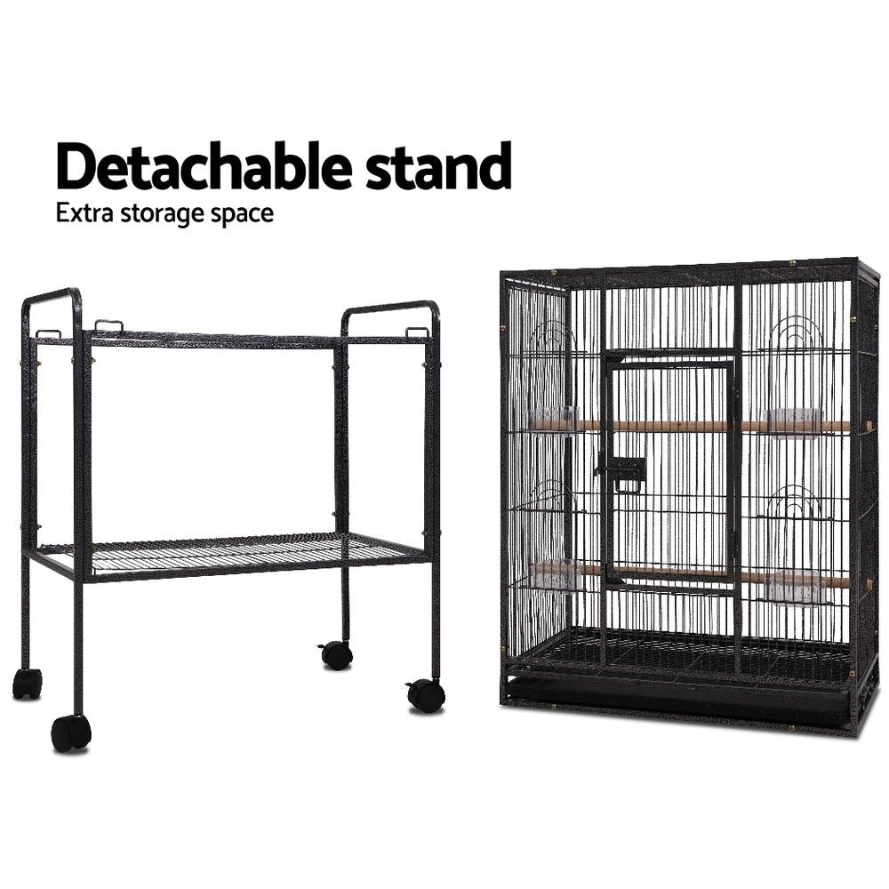 Bird Cage Pet Cages Aviary 144CM Large Travel Stand Budgie Parrot Toys - Pet Care > Bird - Rivercity House & Home Co. (ABN 18 642 972 209) - Affordable Modern Furniture Australia