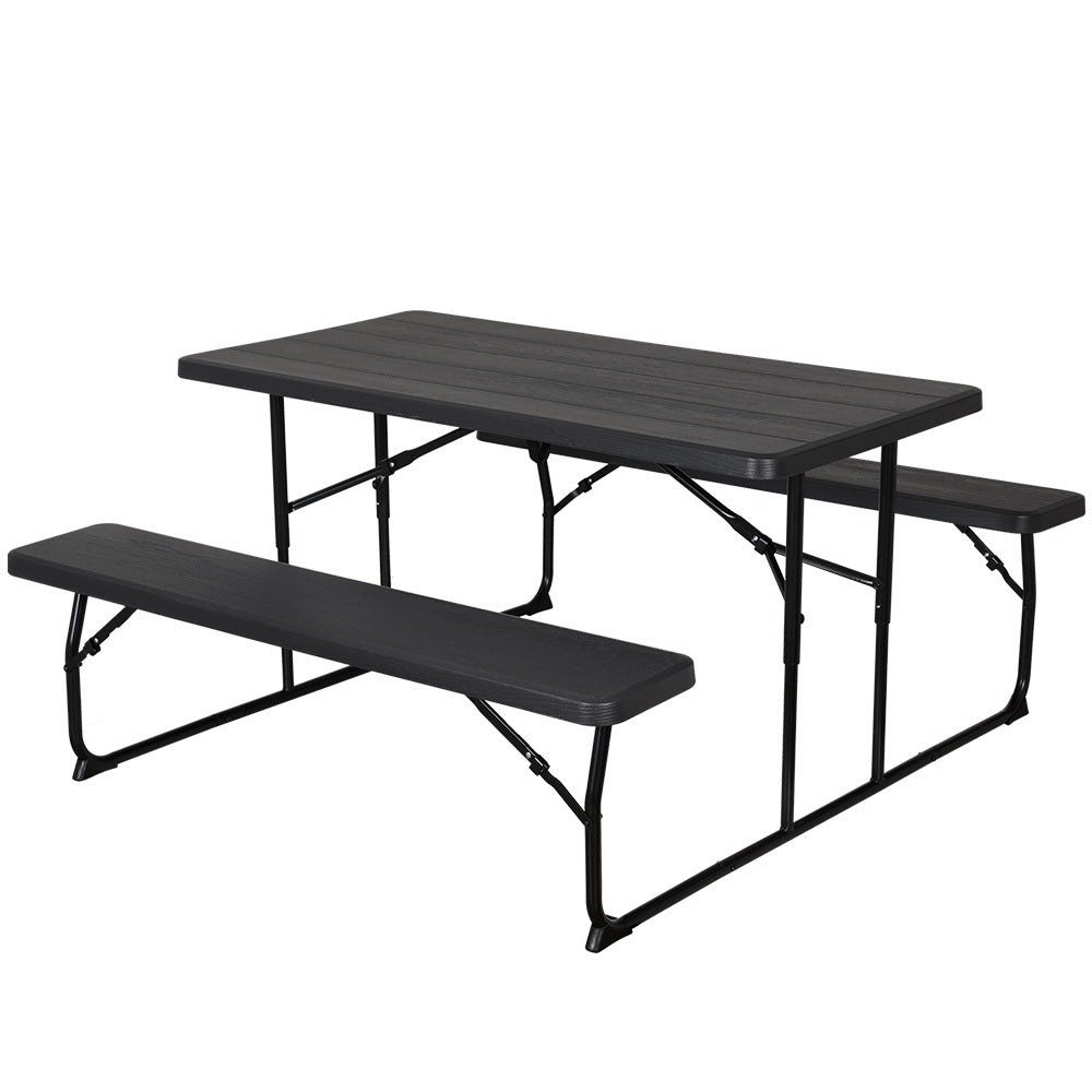 Outdoor Foldable Picnic Bench Dining Set - Furniture > Outdoor - Rivercity House & Home Co. (ABN 18 642 972 209) - Affordable Modern Furniture Australia