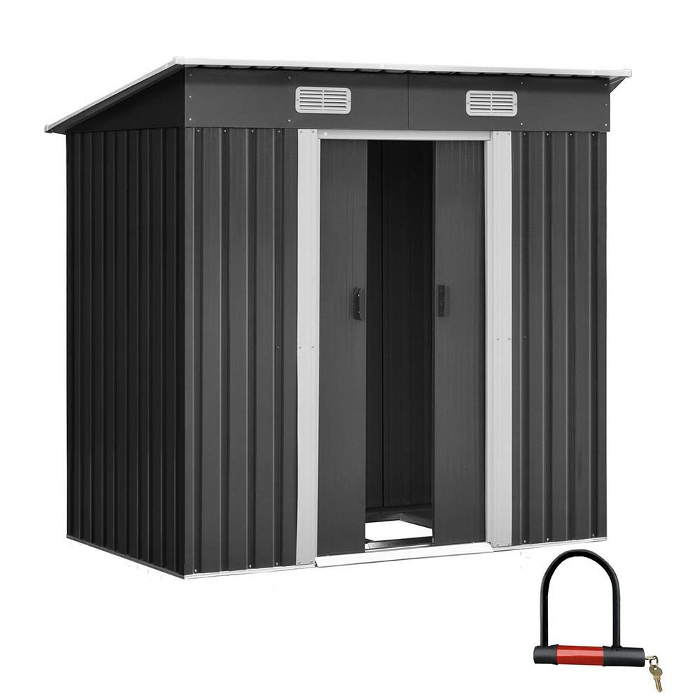 Outdoor Garden Shed 1.94 x 1.21M with Base - Rivercity House & Home Co. (ABN 18 642 972 209) - Affordable Modern Furniture Australia