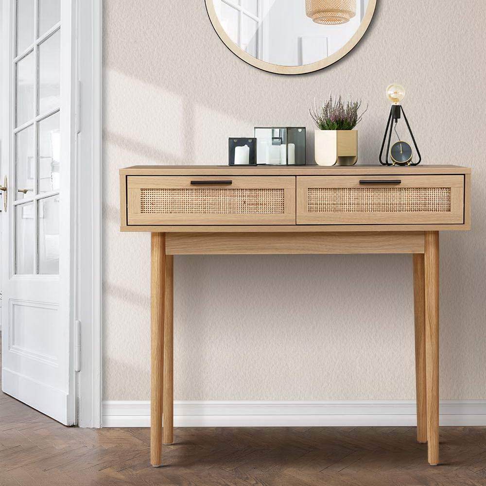 Rattan Living Package | 180CM TV Cabinet, Console Table with Drawers & Buffet Sideboard Cabinet - Furniture > Bedroom - Rivercity House & Home Co. (ABN 18 642 972 209) - Affordable Modern Furniture Australia