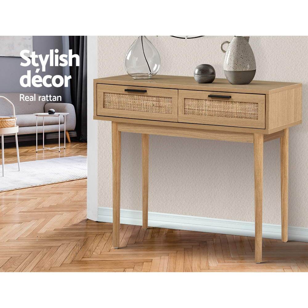 Rattan Living Package | 180CM TV Cabinet, Console Table with Drawers & Buffet Sideboard Cabinet - Furniture > Bedroom - Rivercity House & Home Co. (ABN 18 642 972 209) - Affordable Modern Furniture Australia