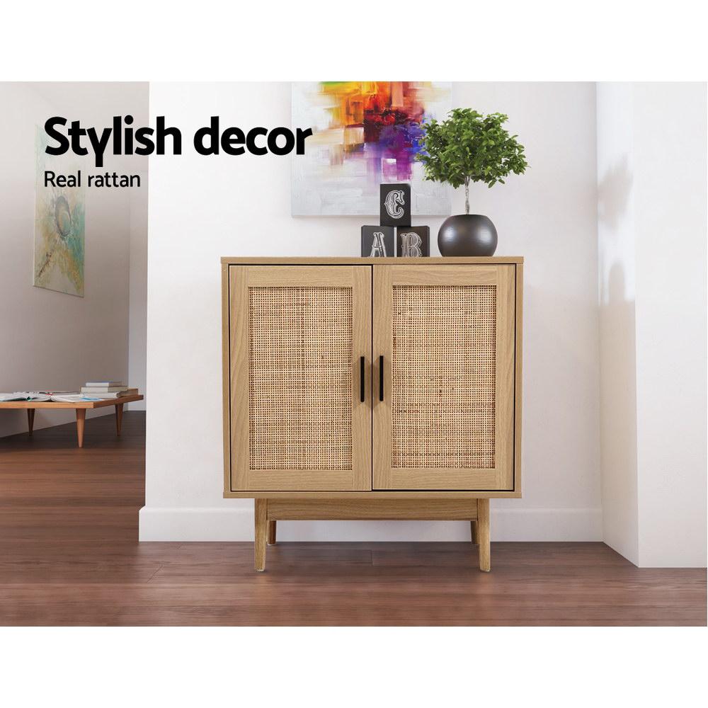 Rattan Living Package | 180CM TV Cabinet, Console Table with Drawers & Buffet Sideboard Cabinet - Furniture > Bedroom - Rivercity House & Home Co. (ABN 18 642 972 209) - Affordable Modern Furniture Australia
