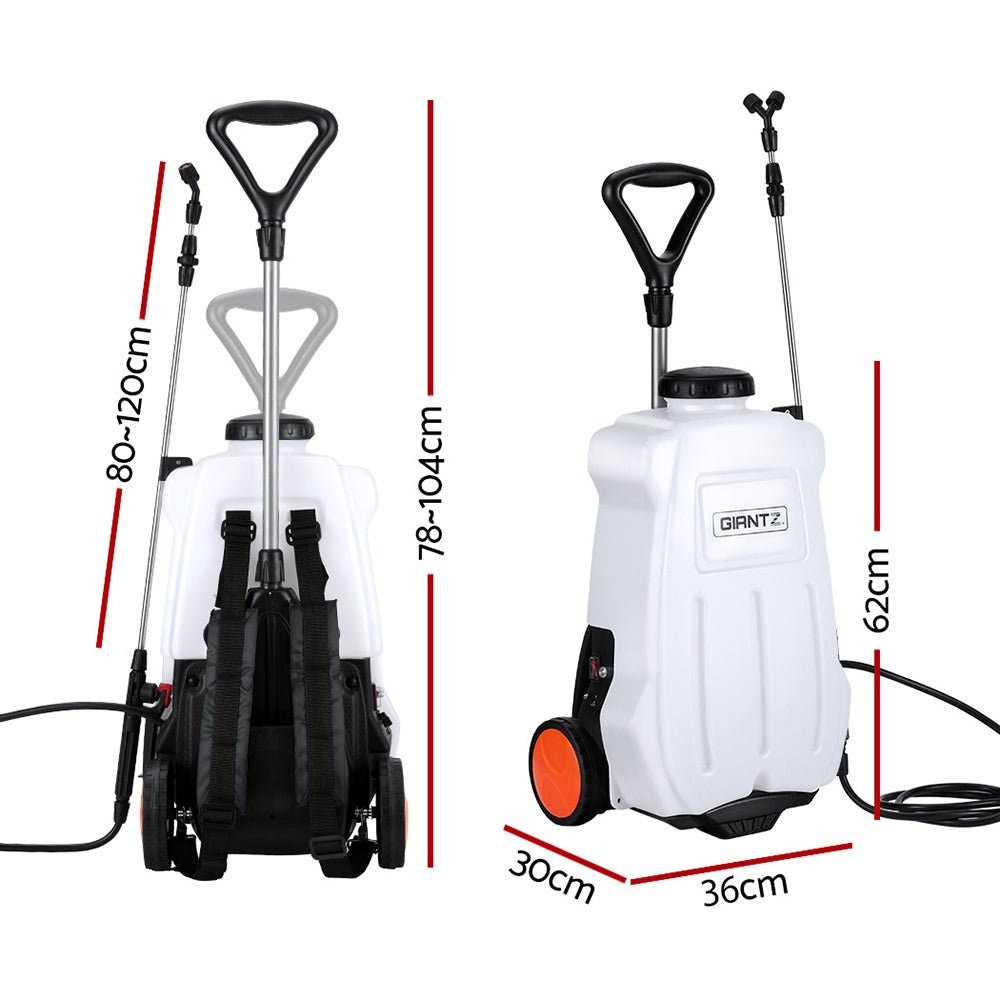 Weed Sprayer Electric 20L Backpack Trolley - Home & Garden > Garden Tools - Rivercity House & Home Co. (ABN 18 642 972 209) - Affordable Modern Furniture Australia